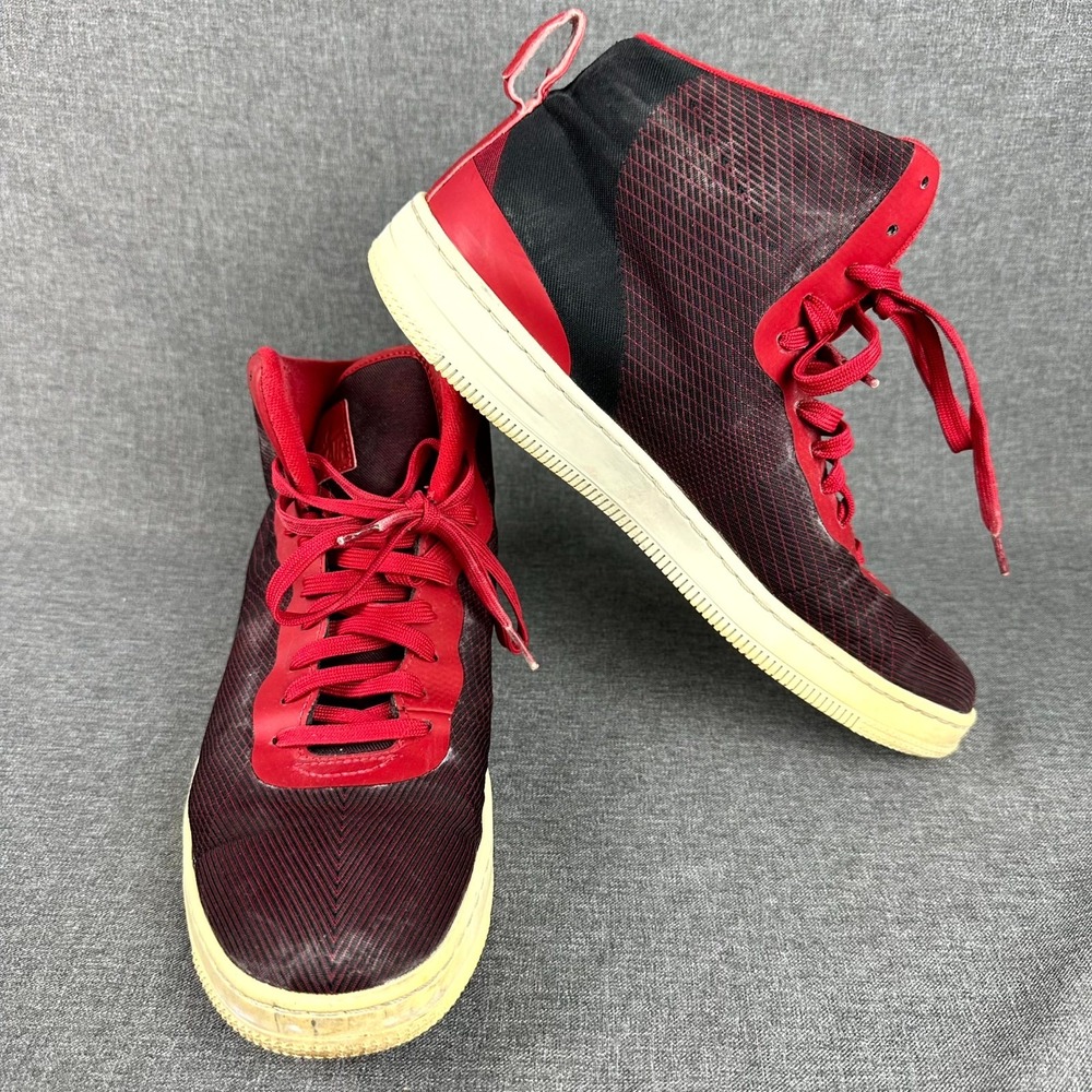 Nike Pro Stepper 776086-600 Sneaker Men's US 11.5 Gym Red Hi Top Lifestyle Shoes